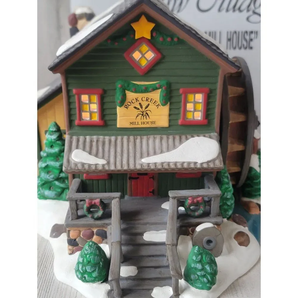 Dept 56 54932 Rock Creek Millhouse Snow Village accessory‎ Xmas